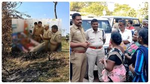 அரிவாளால் வெட்டிவிட்டு தப்பி ஓட முயற்சி..2 ரவுடிகள் மீது போலீசார் துப்பாக்கிச்சூடு..பரபரத்த திருச்சி 