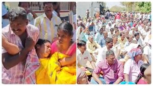 கருணாநிதி வீடு முன்பு திரண்டு உண்ணாவிரத போராட்டம்.. அடுத்தடுத்து மயங்கி விழுந்த பெண்கள்.. பரபரப்பு! 