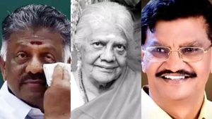 தாயார் மறைவு..கலங்கி நின்ற ஓபிஎஸ்..ஆறுதல் சொன்ன திமுகவின் கம்பம் ராமகிருஷ்ணன் 