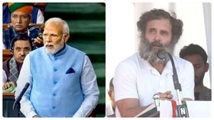 அதானியை பற்றி பேசும் போது மோடியின் கைகள் நடுங்குகின்றன.. ராகுல் காந்தி நேரடி 'அட்டாக்' 