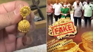 பிஐஎஸ் அரசு முத்திரையுடன்.. போலி தங்க நகைகள்.. 