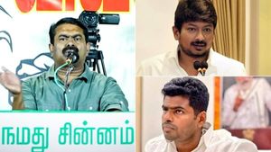 உதயநிதி ஸ்டாலின், அண்ணாமலை குறுக்கே வராதீங்க.. அப்படி ஓரமா போய் விளையாடுங்க.. சீமான் கலகல பேச்சு 