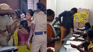 ஈரோடு கிழக்கு ராஜாஜிபுரம் வாக்குச்சாவடியில் 9 மணியை கடந்தும் நடந்த வாக்குப்பதிவு.. காரணம் இதுதான் 