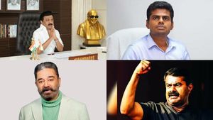 தமிழகத்தின் பிரபலம் யார்? ஸ்டாலினுக்கு முதலிடம்! உதயநிதியை முந்திய அண்ணாமலை! கமலை வென்ற சீமான்!சர்வே 