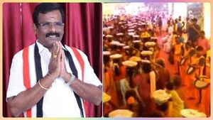 504 கிடாய்கள்.. ஊரே திரண்டு சீர்வரிசை.. ஊர் ஊருக்கு வண்டி.. மிரட்டிவிட்ட அதிமுக மாவட்ட சேர்மன்! 