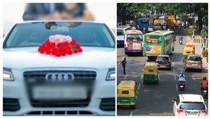 திருமணம் ஆன மறுநாளே.. டிராபிக்கில் புது மனைவியை விட்டுவிட்டு.. தப்பி ஓடிய கணவன்.. விரட்டிய மனைவி 