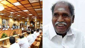 புதுச்சேரி பட்ஜெட்.. மத்திய அரசு ஒப்புதல்.. 12 ஆண்டுகளுக்கு பின் இன்று தாக்கலான முழு பட்ஜெட் 