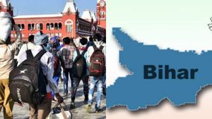 தமிழகத்தில் வடமாநில தொழிலாளர்கள் மீது தாக்குதல் என போலி வீடியோ வெளியிட்டவர் பீகாரில் கைது 