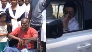 சாலையோரம் நின்றிருந்த மாற்றுத்திறனாளி.. உடனே காரை நிறுத்த சொன்ன முதல்வர் ஸ்டாலின்.. நெகிழ்ச்சி 