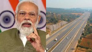 பெங்களூர் - மைசூரு 10 வழிச்சாலை.. 75 நிமிடங்களில் செல்லலாம்.. நாட்டுக்கு அர்ப்பணித்தார் மோடி 