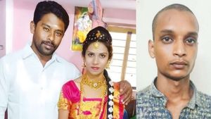 கள்ளக்காதலனுடன் உல்லாசம்.. பார்த்த காதல் கணவரை மிளகாய் பொடி தூவி பயங்கரமாக கொன்ற இளம்பெண் 