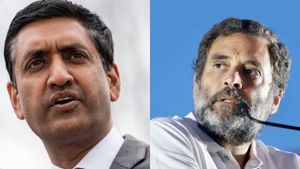 ராகுல் காந்தி  தகுதி நீக்கம்.. அமெரிக்காவில் இருந்து வந்த குரல்.. இந்திய வம்சாவளி எம்.பி ஆவேசம்! 