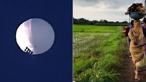 கர்நாடகாவில் விழுந்த ராட்சத பலூன்.. உள்ளே திறந்து பார்த்தால் ஷாக்.. சீனாவின் உளவு பலூனா? அதிர்ச்சி