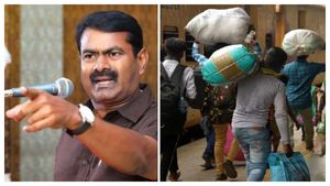 வட மாநிலத்தவர்கள் விவகாரம்.. யார் யாரை தாக்குகிறார்கள்? புதுக்கோட்டையில் கடுகடுத்த சீமான்! 