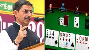  ஆன்லைன் ரம்மி விவகாரம்: உதகையில் ஆளுநர் மாளிகையை முற்றுகையிட முயற்சி..சிபிஐ, சிபிஎம் கட்சியினர் கைது