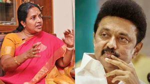 இதுதான் அந்த ரகசியமா.. உதயநிதியை விளாசிய வானிதி சீனிவாசன்.. முதல்வர் ஸ்டாலின் மீதும் கடும் தாக்கு 