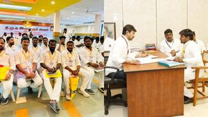 திமுக இளைஞரணிக்கு புதிய நிர்வாகிகள்! திருச்சியில் உதயநிதி நடத்திய இன்டர்வியூ! குவிந்த இளைஞர்கள்! 