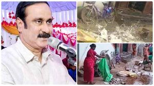 24 மணி நேர சட்டவிரோத மது விற்பனை.. கொதித்த பெண்கள்.. சாலையில் பிராந்தி ஆறு.. அன்புமணி பாராட்டு 