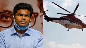 ஹெலிகாப்டரில் கட்டுக்கட்டாக பணம் எடுத்து சென்றாரா அண்ணாமலை? தேர்தல் ஆணையம் பரபர விளக்கம்! என்னாச்சு? 