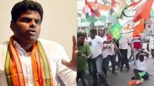 சந்தி சிரிக்குது! அடிப்பது காங்கிரஸ்.. பிடிப்பது பாஜகவினரையா? ரிலீஸ் பண்ணுங்க - கொந்தளித்த அண்ணாமலை 