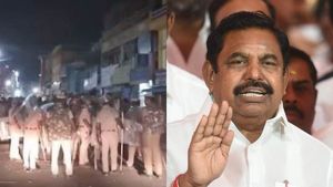 ஓபிஎஸ் ஊருக்குள்.. போலீஸையே தாக்கி கலவரம்.. இதுதான் விடியல் ஆட்சியா.. வரிந்துக் கட்டி வந்த எடப்பாடி 