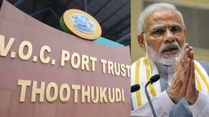 சாதித்த தூத்துக்குடி துறைமுகம்.. பாராட்டிய பிரதமர் மோடி! பசுமை இந்தியா திட்டத்தில் புதிய மைல்கல்!ஆஹா 