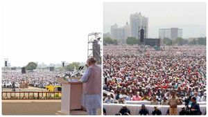 மகாராஷ்டிரா: அமித்ஷா விழாவில் வெயிலால் பலி எண்ணிக்கை 13 ஆக அதிகரிப்பு- 123 பேருக்கு சிகிச்சை!
