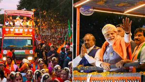 கர்நாடகாவில் பிரதமர் மோடியை நோக்கி செல்போன் வீச்சு.. பரபரத்த மைசூர் பேரணி.. பின்னணி என்ன?