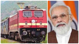 திண்டுக்கல் - பாலக்காடு இடையே 179 கி.மீ. தூர ரயில் மின் பாதையை தொடங்கி வைத்தார் பிரதமர் 