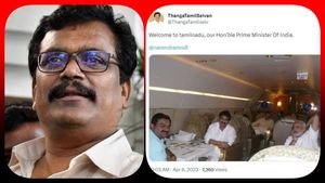 ஆஹா இது லிஸ்ட்லயே இல்லையே.. பிரதமர் மோடியை வரவேற்று திமுகவின் தங்கம் போட்ட ட்வீட்டால் சர்ச்சை! 