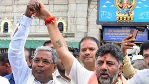 கர்நாடகாவில் காங்கிரஸ் அலை.. பாஜக படுதோல்வி.. படுத்தேவிட்ட மஜத! 