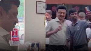 சிங்கப்பூர் முருகன் இட்லி கடையில் சூடாக ஒரு காஃபி! செல்ஃபி எடுக்க முதல்வர் ஸ்டாலினை சூழ்ந்த கூட்டம் 