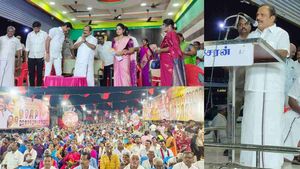 அமைச்சர் பங்கேற்ற சாதனை விளக்கப் பொதுக்கூட்டத்தில் மின் தடை! நொந்துகொண்ட திமுக நிர்வாகிகள்! 