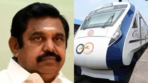 வந்தே பாரத் ரயிலில் சட்டென பார்த்தால்.. யார் எடப்பாடியா? கையில் என்ன அது? அடடா ஏன் இவ்வளவு சீரியஸ்! 