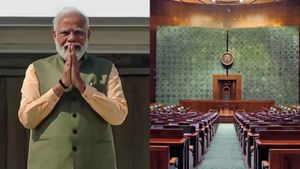 நாளை புதிய நாடாளுமன்ற கட்டிடத்தை திறந்து வைக்கிறார் பிரதமர் மோடி.. தடைகளை கடந்து ஏற்பாடுகள் தீவிரம்! 