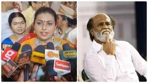 வேண்டாம்னு போய்டீங்கல்ல அப்புறம் எதுக்கு அரசியல் பேசறீங்க? நீங்கள் ஒரு ஜீரோ! ரஜினியை விமர்சித்த ரோஜா 