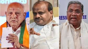 கர்நாடகாவில் யாருடைய ஆட்சி? காங்கிரஸை விட 20 சீட் பின்தங்கும் பாஜக.. ABP+C Voter சர்வே முழு ரிசல்ட்! 