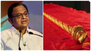 செங்கோல் பற்றி அடேங்கப்பா இத்தனை புனைகதைகளா? சல்லி சல்லியா உடைத்த ப.சிதம்பரம்! 