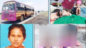அய்யோ.. எத்தனை கொடுமை? ஓடும் பஸ்சில் இருந்து குதித்து பலியான பெண்ணின் குடும்பத்தில் இன்னொரு சோகம்! 