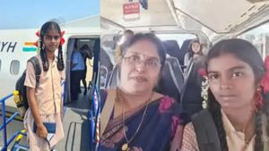 விஜய்யை விடுங்க.. மாணவியை விமானத்தில் அழைத்துச் சென்று ‘ட்ரீட்’ வைத்த அரசு பள்ளி தலைமை ஆசிரியை! 