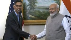 குஜராத்தில் கூகுளின் சர்வதேச பின்டெக் மையம்.. மோடியை சந்தித்த பின் சுந்தர் பிச்சை அசத்தல் அறிவிப்பு 
