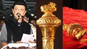 அடித்து உதைச்சு கைது செய்தா எப்படி? செங்கோலால்  தமிழகத்துக்கு பெருமையா?  பாயிண்டை பிடித்த ஸ்டாலின் 