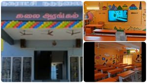 அரசு பள்ளியா இது.. திருப்பூரே திகைச்சு போச்சு.. உலகத்தரத்தில் வசதிகள்.. நீங்களே பாருங்க 