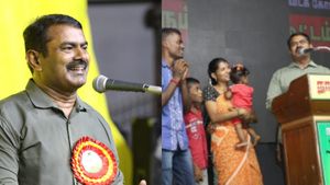 ஆண் குழந்தைக்கு ‘வெண்ணிலா’ என பெயர் சூட்டிய சீமான்.. அதிர்ந்த பெற்றோர்.. கனகாம்பரத்தால் கன்ஃப்யூஷன்!? 