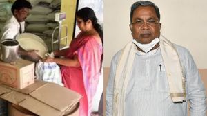 இலவச அரிசி திட்டத்தை காலி செய்யும் மத்திய பாஜக அரசு-உடனே வீதியில் இறங்கியது கர்நாடகா காங்கிரஸ் அரசு! 