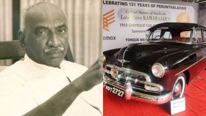காமராஜர் பயன்படுத்திய கார்...இப்ப எப்படி இருக்கு தெரியுமா?ஆச்சரியப்படும் மக்கள் 