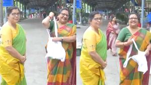  சந்திரயான் -3 வெற்றி பெற மாடலை வைத்து திருப்பதியில் சாமி தரிசனம் செய்த இஸ்ரோ விஞ்ஞானிகள் குழு!