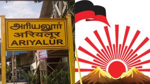 பட்டியலின நபரை காலில் விழ வைத்த சம்பவம்.. திமுக நிர்வாகி தலைமறைவு .. அரியலூரில் அதிர்ச்சி 
