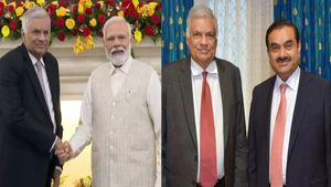 டெல்லியில் பிரதமர் மோடி - ரணில் விக்கிரமசிங்கே சந்திப்பு! தொழிலதிபர் அதானியும் சந்தித்தார்!
