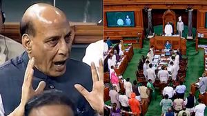 எரியும் மணிப்பூர்.. லோக்சபாவில் விவாதிக்க ஓகே சொன்ன ராஜ்நாத்! இந்தியா கூட்டணி அமளியால் ஒத்திவைப்பு 